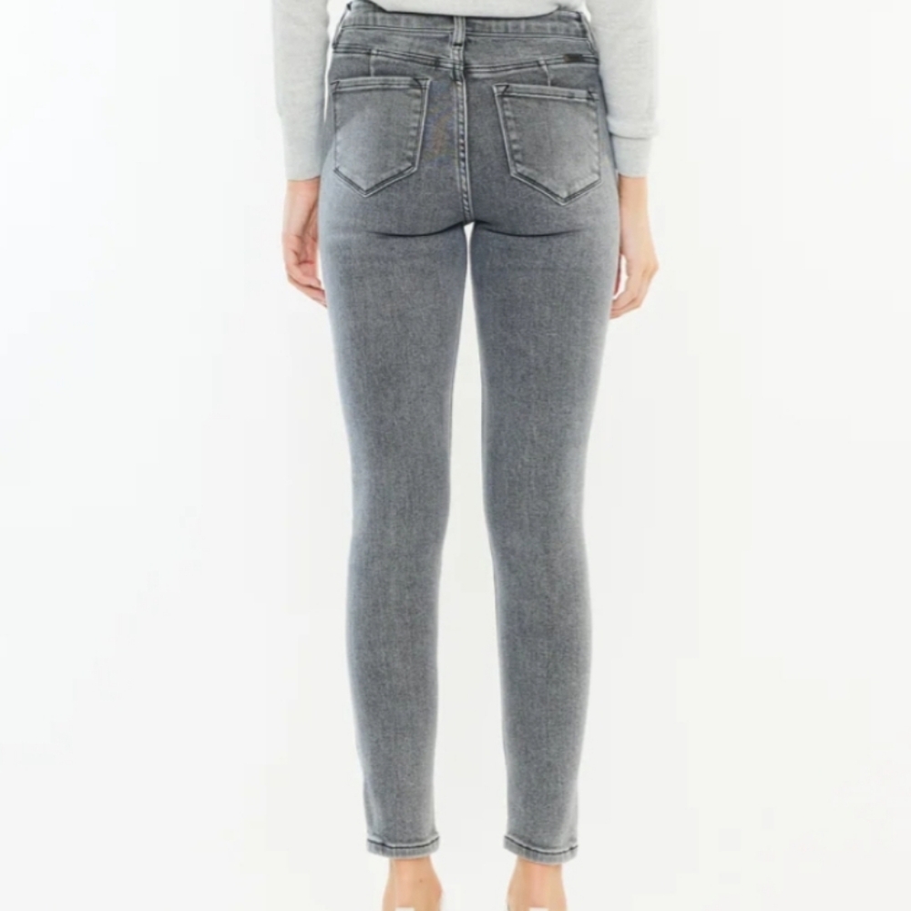 Kancan Light Gray Super Skinny Jeans - Picture 2 of 9